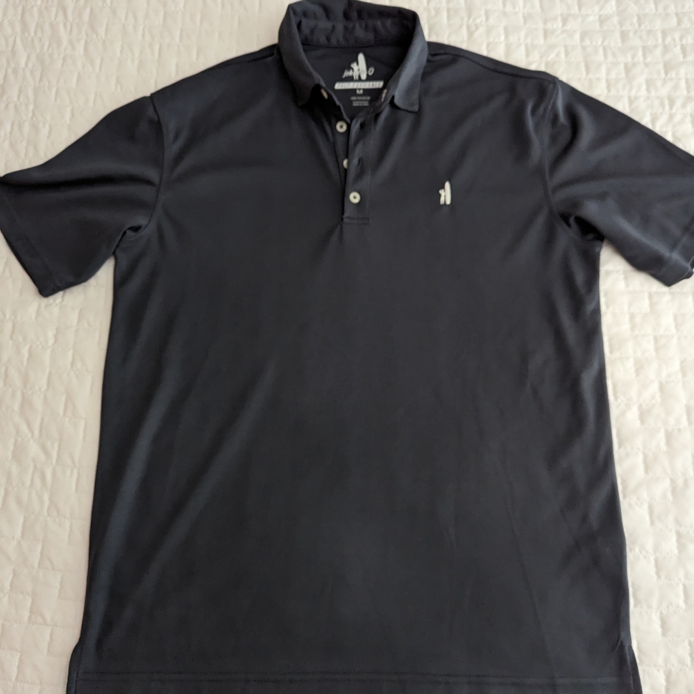 Johnnie-O Men's Prep-Performance Polo Medium Navy Blue